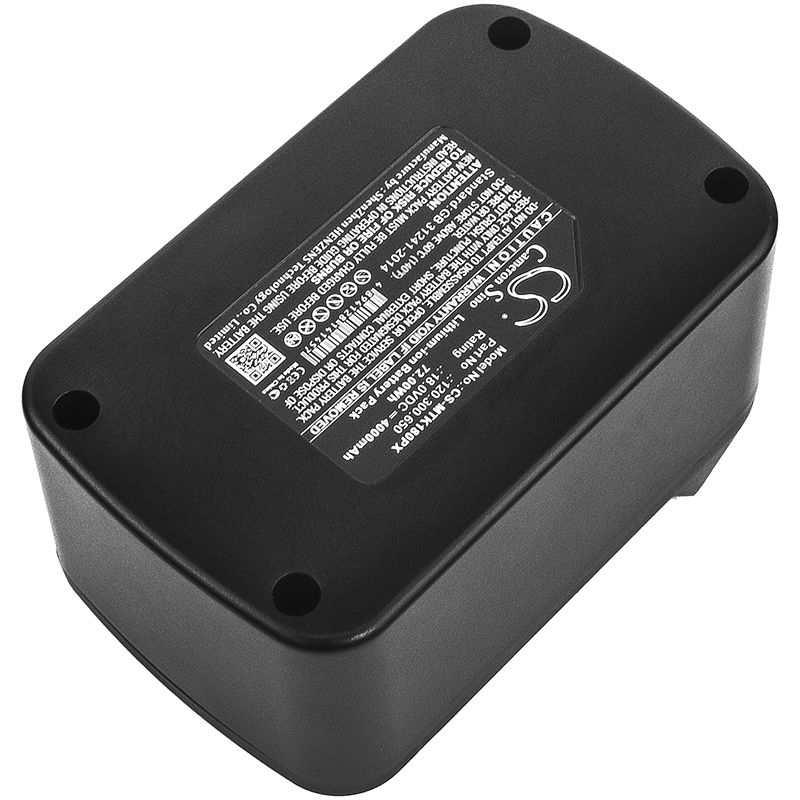 Li-ion Battery fits Matrix, Ak 18-1-li, 18.0V, 4000mAh Power Tools Cameron Sino Technology Limited