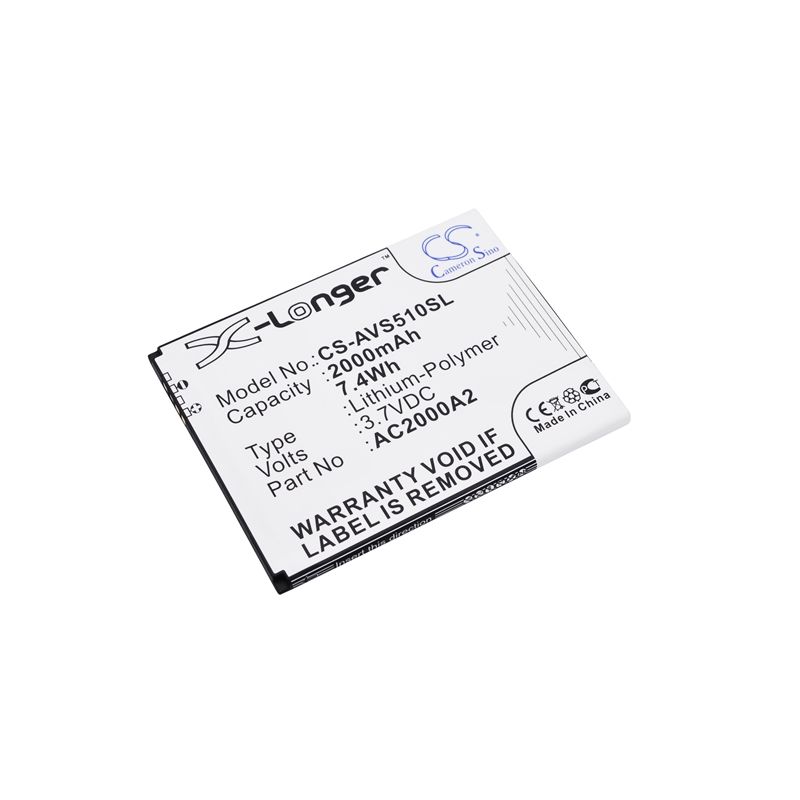 Li-Polymer Battery fits Archos, 50c oxygen 3.7V, 2000mAh Mobile & SmartPhone Cameron Sino Technology Limited