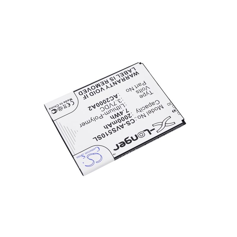 Li-Polymer Battery fits Archos, 50c oxygen 3.7V, 2000mAh Mobile & SmartPhone Cameron Sino Technology Limited