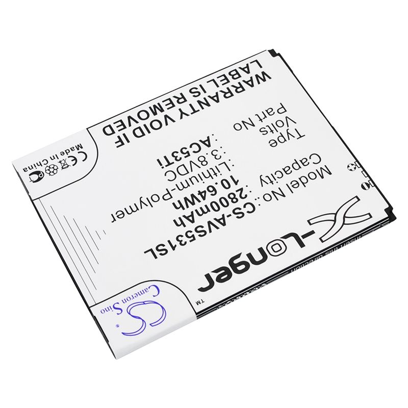 Li-Polymer Battery fits Archos, 53 titanium 3.8V, 2800mAh Communications Cameron Sino Technology Limited (Suspended)