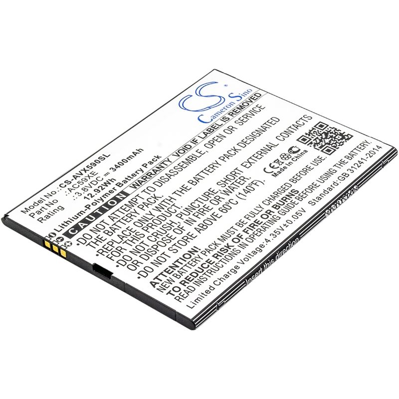 Li-Polymer Battery fits Archos, 59 xenon, p336688 3.8V, 3400mAh Mobile & SmartPhone Cameron Sino Technology Limited