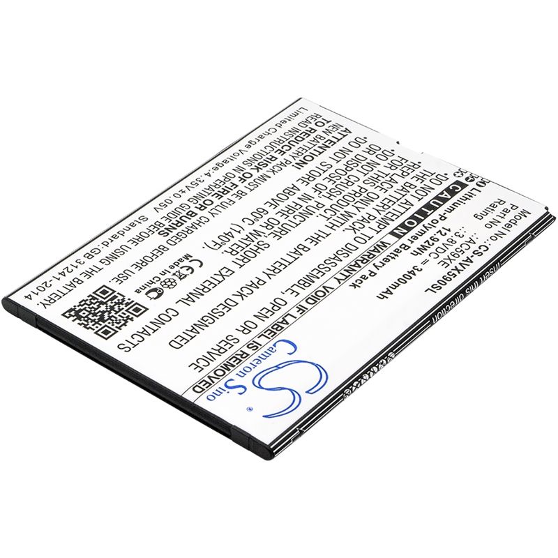 Li-Polymer Battery fits Archos, 59 xenon, p336688 3.8V, 3400mAh Mobile & SmartPhone Cameron Sino Technology Limited