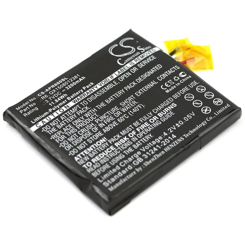 Li-Polymer Battery fits Aspera, r6, myphone, hammer axe 3.7V, 3200mAh Mobile & SmartPhone Cameron Sino Technology Limited