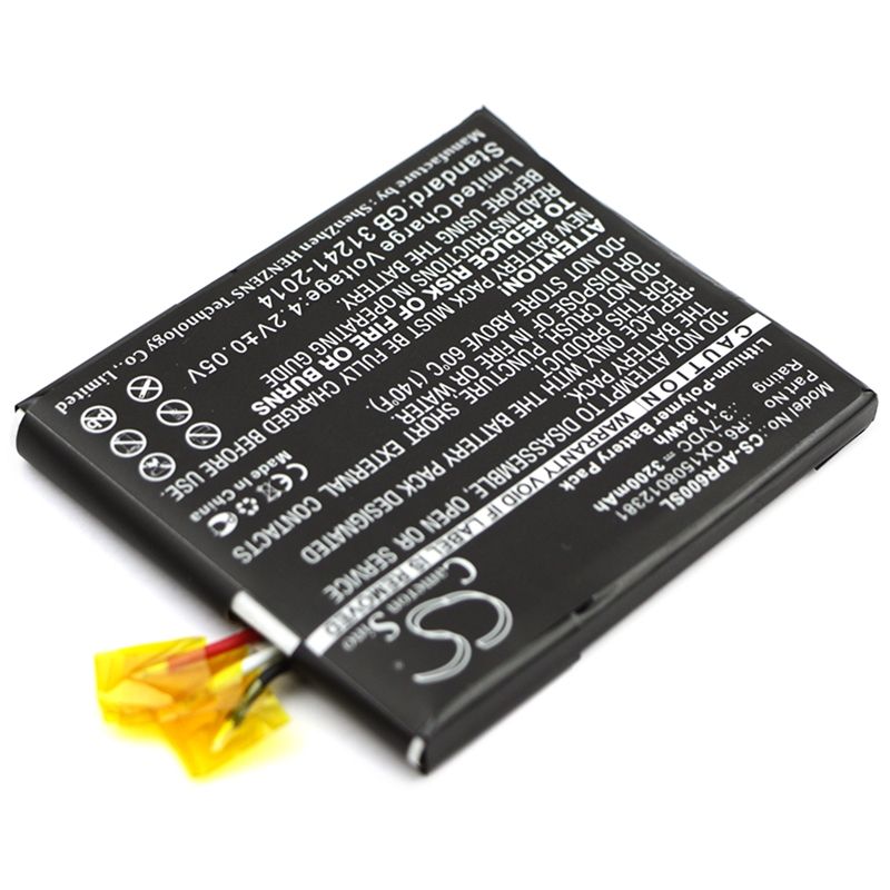 Li-Polymer Battery fits Aspera, r6, myphone, hammer axe 3.7V, 3200mAh Mobile & SmartPhone Cameron Sino Technology Limited