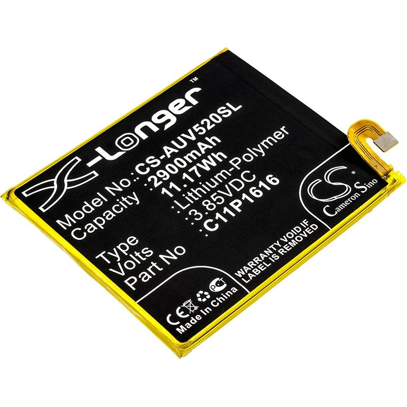 Li-Polymer Battery fits Asus, a006, v520kl, zenfone v 3.85V, 2900mAh Mobile & SmartPhone Cameron Sino Technology Limited