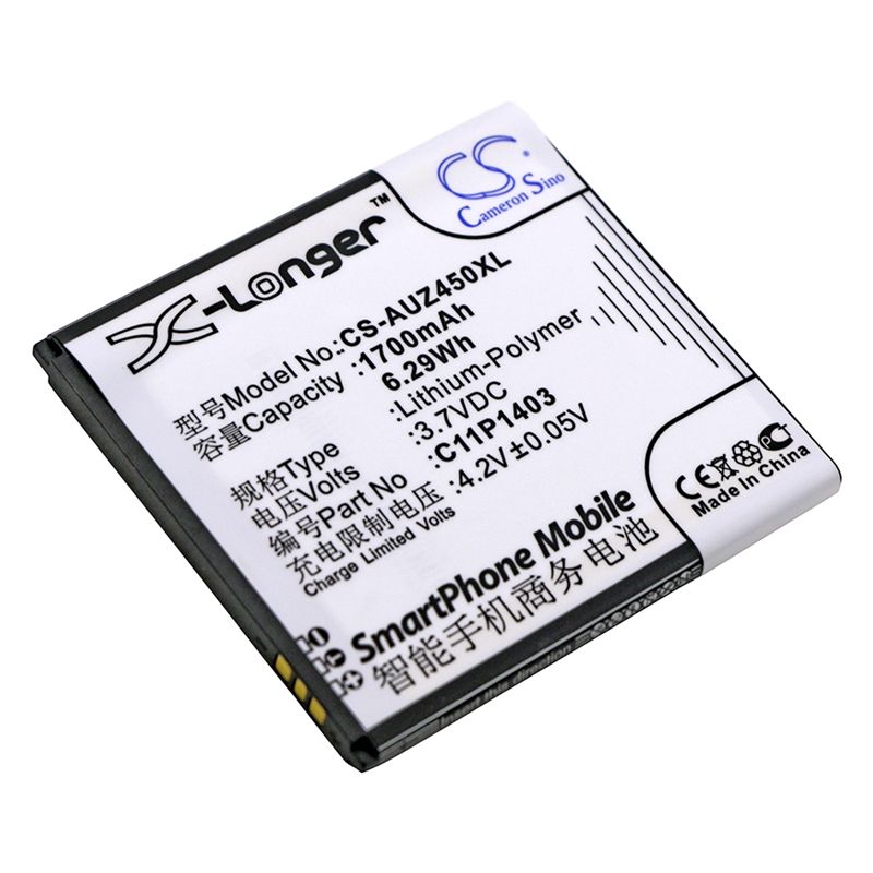 Li-Polymer Battery fits Asus, a450cg, zenfone 4.5 3.7V, 1700mAh Mobile & SmartPhone Cameron Sino Technology Limited