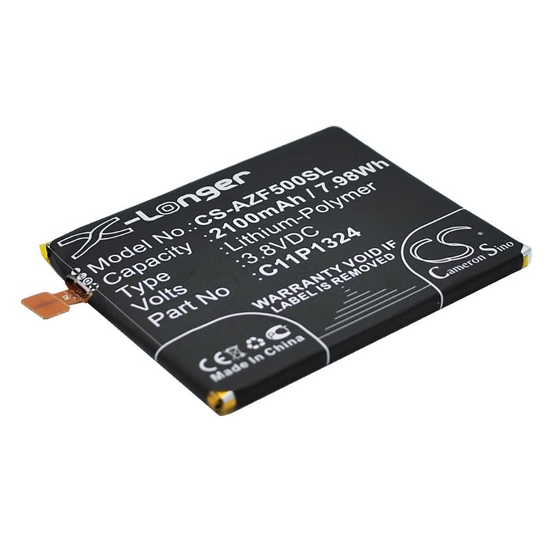 Li-polymer Battery Fits Asus, A500cg, A500kl, A501 3.8v, 2100mah Mobile & SmartPhone Cameron Sino Technology Limited