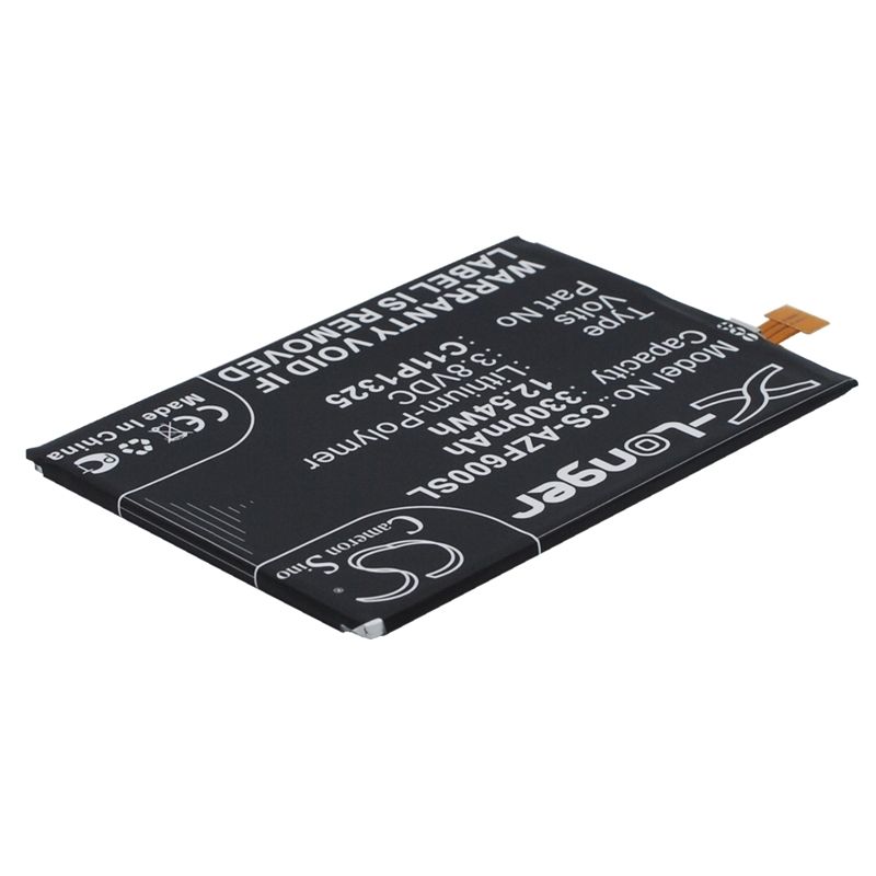 Li-Polymer Battery fits Asus, a600, a600cg, t00g 3.8V, 3300mAh Mobile & SmartPhone Cameron Sino Technology Limited