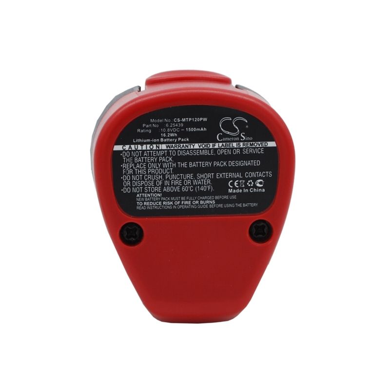 Li-ion Battery fits Metabo, Powerimpact 12, Powerled 12, Powermaxx 12 10.8V, 1500mAh Power Tools Cameron Sino Technology Limited