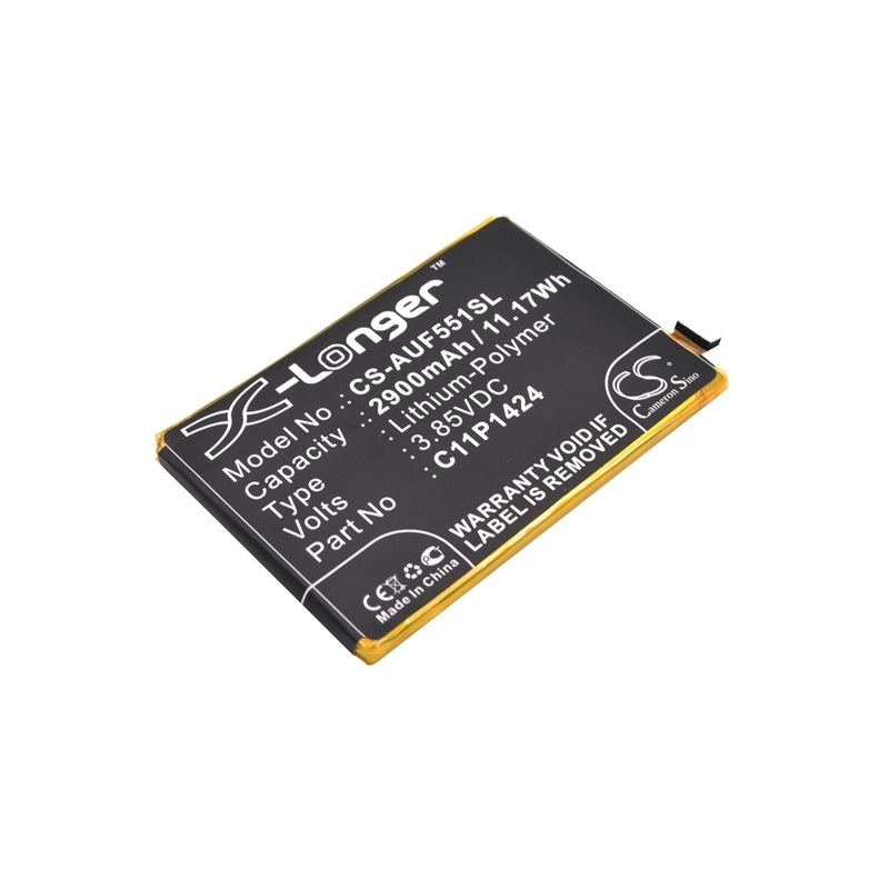 Li-polymer Battery Fits Asus, Z008d, Z00ad, Zb552kl 3.85v, 2900mah Mobile & SmartPhone Cameron Sino Technology Limited