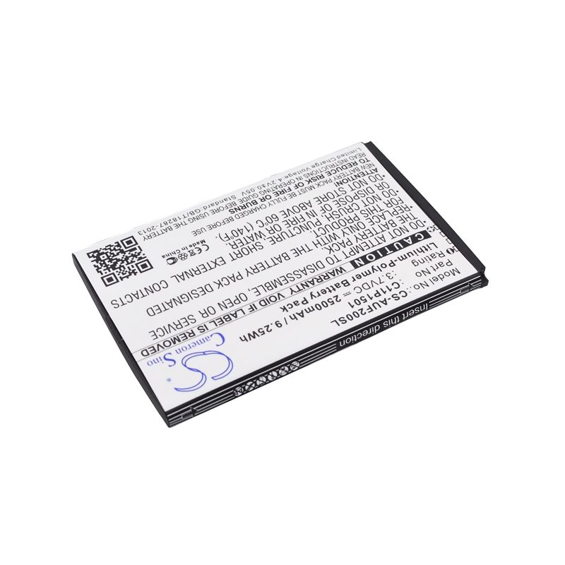 Li-polymer Battery Fits Asus, Z00d, Z00ud, Z011d 3.7v, 2500mah Mobile & SmartPhone Cameron Sino Technology Limited