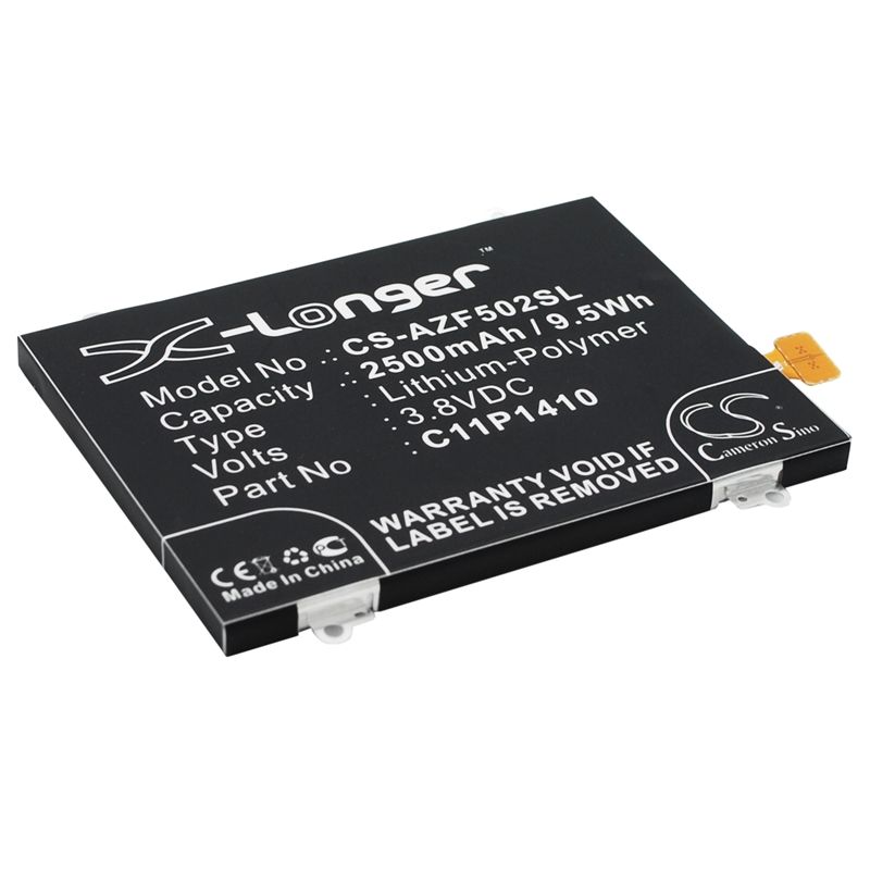 Li-Polymer Battery fits Asus, zenfone 5 a502cg, zenfone 5 lite 3.8V, 2500mAh Mobile & SmartPhone Cameron Sino Technology Limited