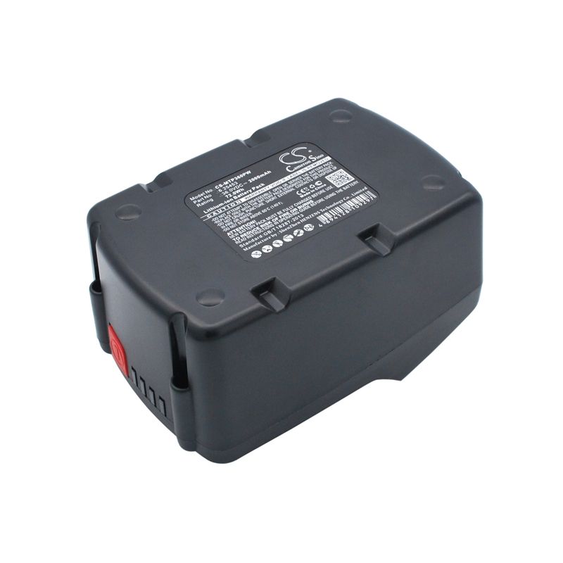 Li-ion Battery fits Metabo, Ahs 36v, Ahs36v, Bha 36 Ltx 36.0V, 2000mAh Power Tools Cameron Sino Technology Limited