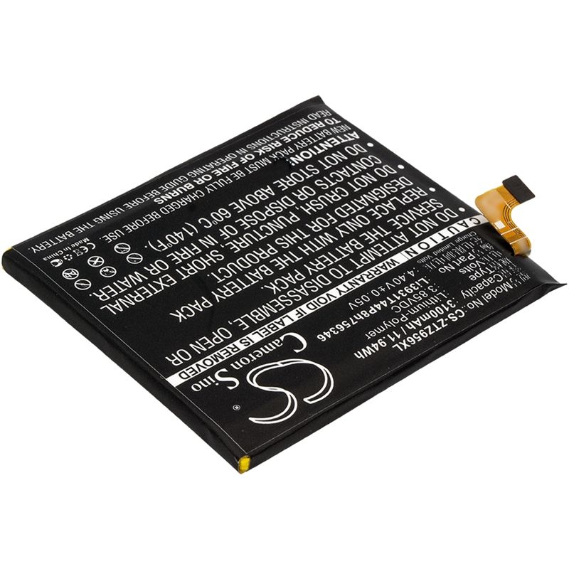 Li-polymer Battery Fits At&t, Blade Spark, Z971, Zte 3.85v, 3100mah Mobile & SmartPhone Cameron Sino Technology Limited