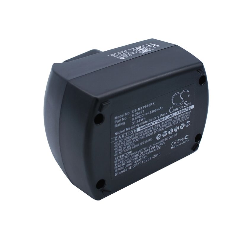 Ni-MH Battery fits Metabo, Bs 9.6, Bs9.6, Bsp9.6 9.6V, 3300mAh Power Tools Cameron Sino Technology Limited