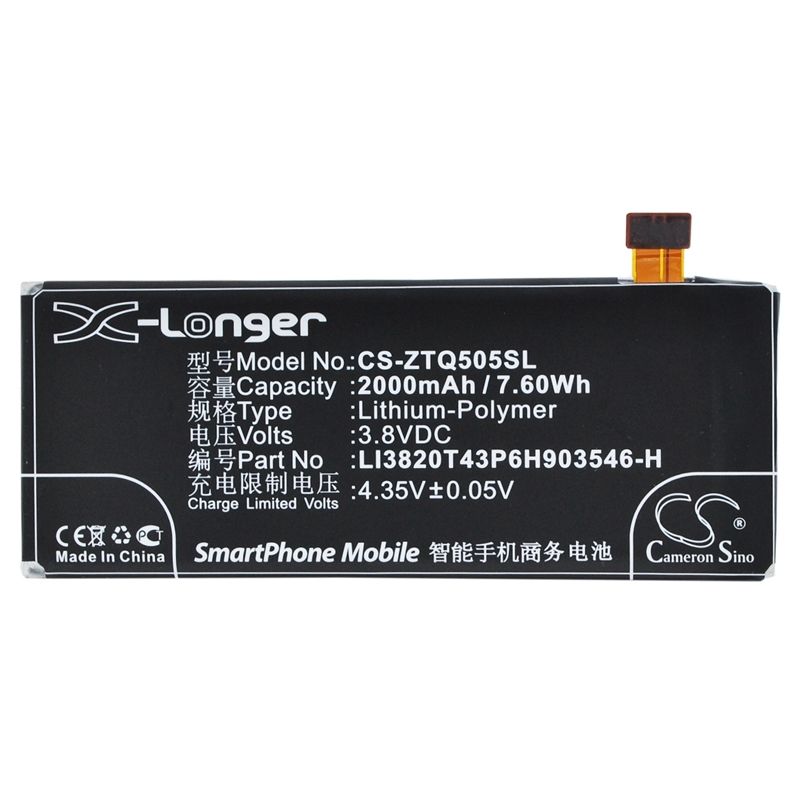 Li-Polymer Battery fits At&t, maven, maven 4g, original 3.8V, 2000mAh Mobile & SmartPhone Cameron Sino Technology Limited