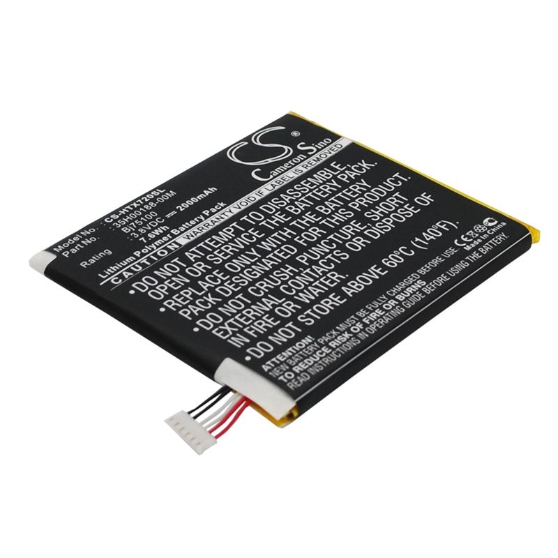 Li-Polymer Battery fits At&t, one x plus, s728e, htc 3.8V, 2000mAh Mobile & SmartPhone Cameron Sino Technology Limited