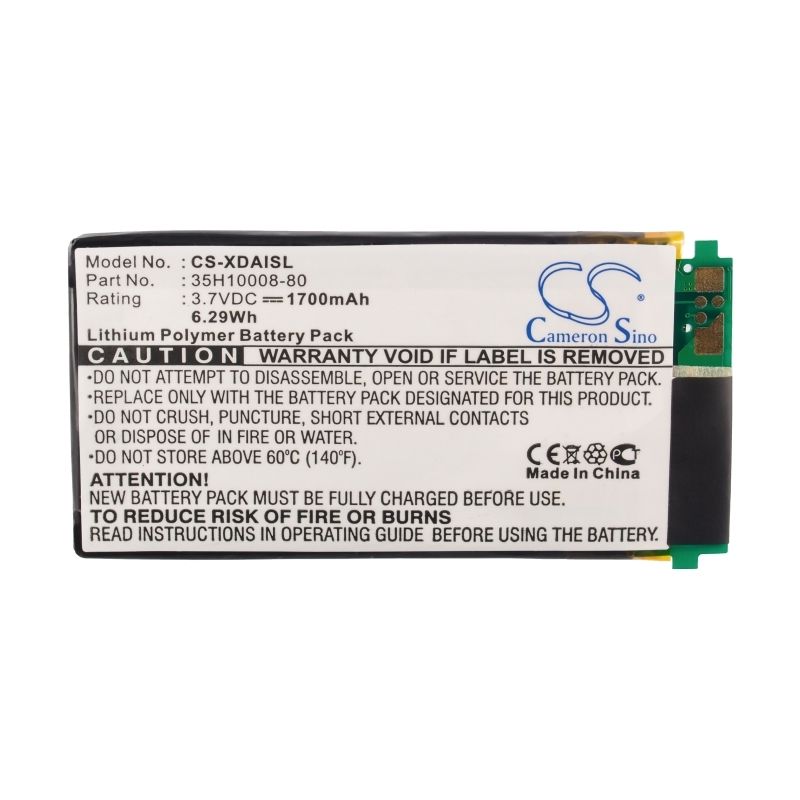 Li-Polymer Battery fits Audiovox, ppc5050, dopod,686 3.7V, 1700mAh Mobile & SmartPhone Cameron Sino Technology Limited