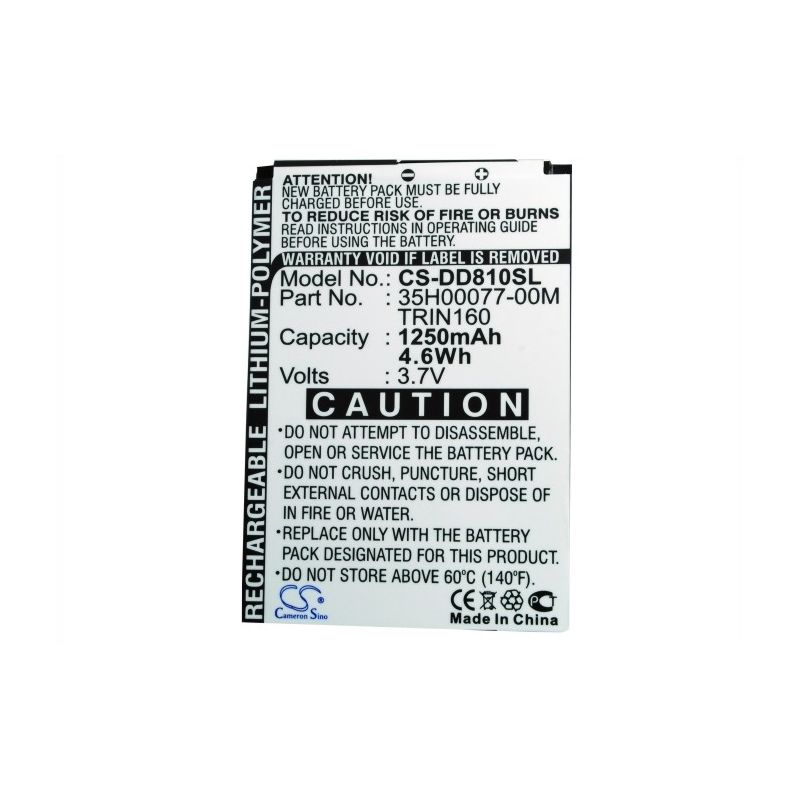 Li-Polymer Battery fits Audiovox, ppc6800, ppc-6800, vx6800 3.7V, 1250mAh Mobile & SmartPhone Cameron Sino Technology Limited