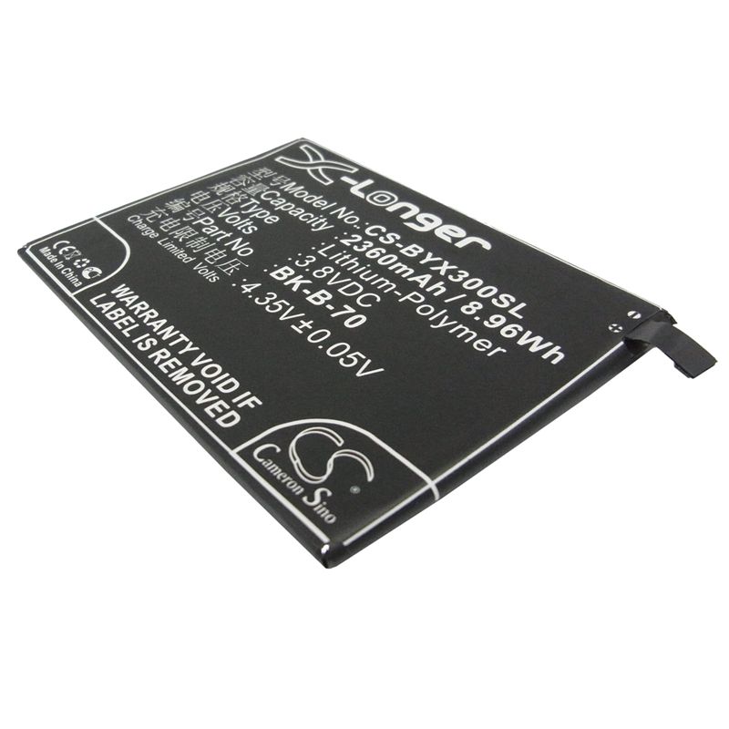 Li-Polymer Battery fits Bbk, pd1227l, xshot x3f, xshot x3l 3.8V, 2360mAh Communications Cameron Sino Technology Limited (Suspended)