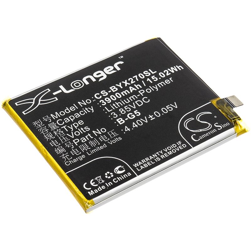 Li-Polymer Battery fits Bbk, v1829, v1829a, vivo x27 3.85V, 3900mAh Mobile & SmartPhone Cameron Sino Technology Limited