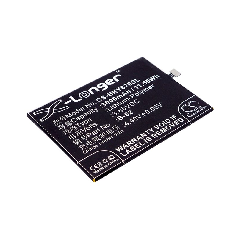 Li-Polymer Battery fits Bbk, vivo v5s, vivo v5s dual sim, vivo v5s dual sim td-lte 3.85V, 3000mAh Mobile & SmartPhone Cameron Sino Technology Limited