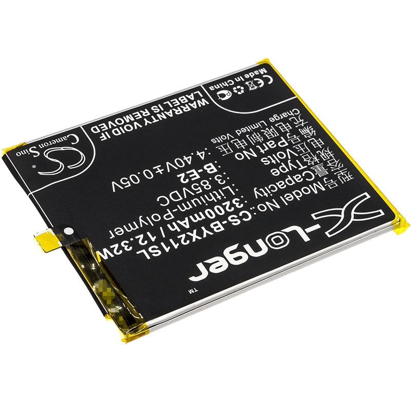 Li-Polymer Battery fits Bbk, vivo x21i, vivo x21i dual sim, vivo x21ia 3.85V, 3200mAh Mobile & SmartPhone Cameron Sino Technology Limited