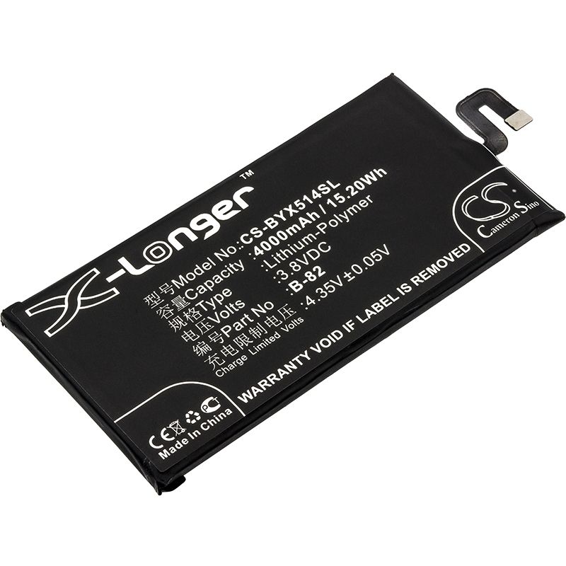 Li-Polymer Battery fits Bbk, vivo x5 max s, x5max s, vivo 3.8V, 4000mAh Mobile & SmartPhone Cameron Sino Technology Limited