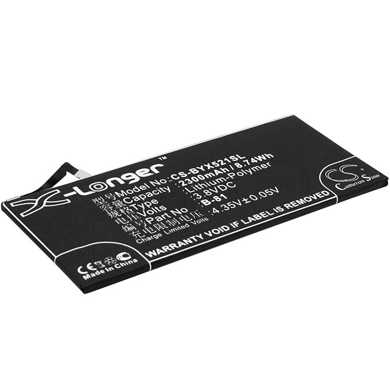 Li-Polymer Battery fits Bbk, vivo x5 pro, vivo x5pro 3.8V, 2300mAh Mobile & SmartPhone Cameron Sino Technology Limited