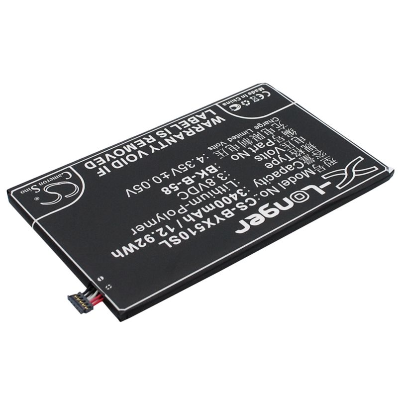 Li-Polymer Battery fits Bbk, vivo x510t, vivo x510w, xplay x510 3.8V, 3400mAh Mobile & SmartPhone Cameron Sino Technology Limited (Suspended)