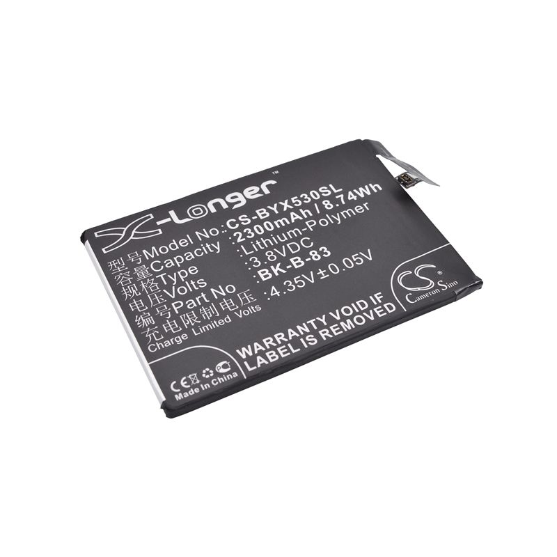 Li-Polymer Battery fits Bbk, vivo x5m, vivo x5m 4g dual sim, vivo x5m l 3.8V, 2300mAh Mobile & SmartPhone Cameron Sino Technology Limited
