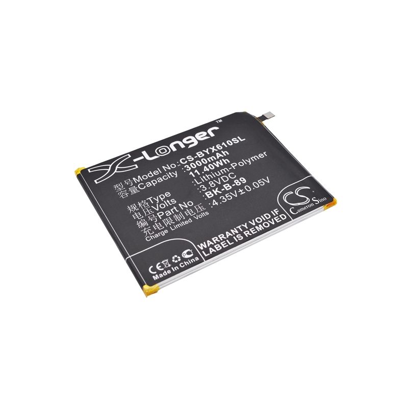 Li-Polymer Battery fits Bbk, vivo x6 plus, vivo x6 plus d, vivo x6 plus d dual sim td-lte 3.8V, 3000mAh Mobile & SmartPhone Cameron Sino Technology Limited