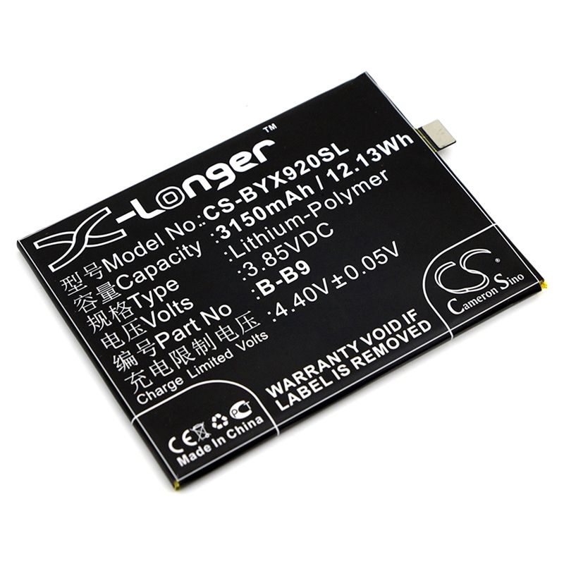 Li-Polymer Battery fits Bbk, vivo x9i, vivo, x9i 3.85V, 3150mAh Mobile & SmartPhone Cameron Sino Technology Limited