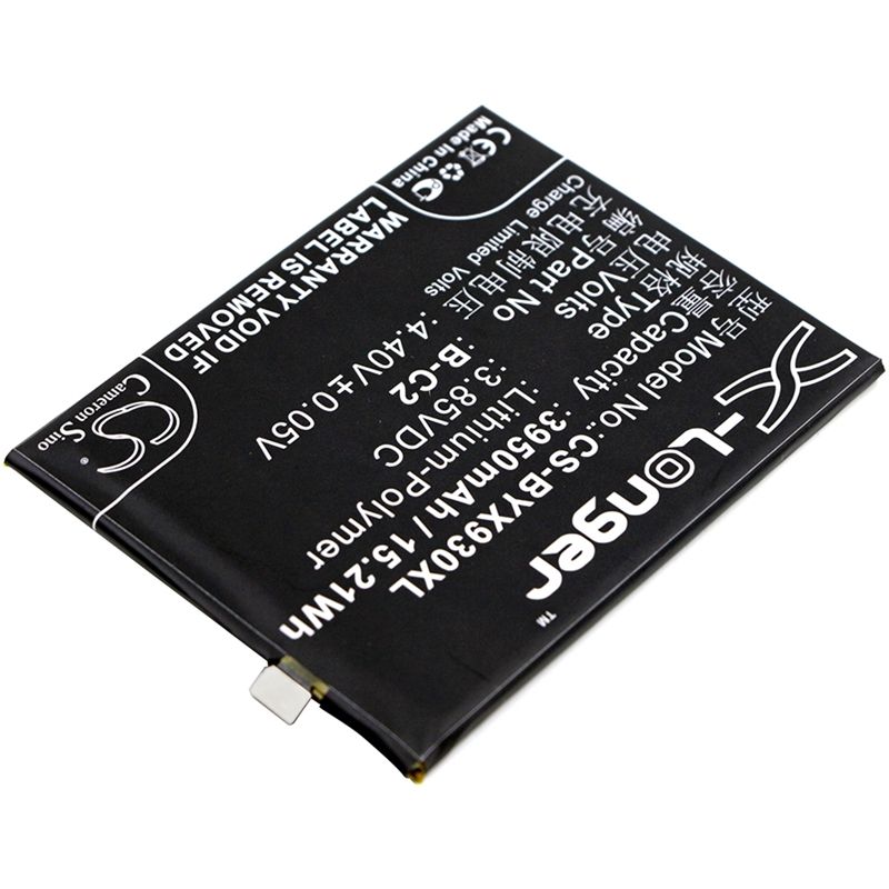 Li-Polymer Battery fits Bbk, vivo x9s plus, vivo, x9s plus 3.85V, 3950mAh Mobile & SmartPhone Cameron Sino Technology Limited