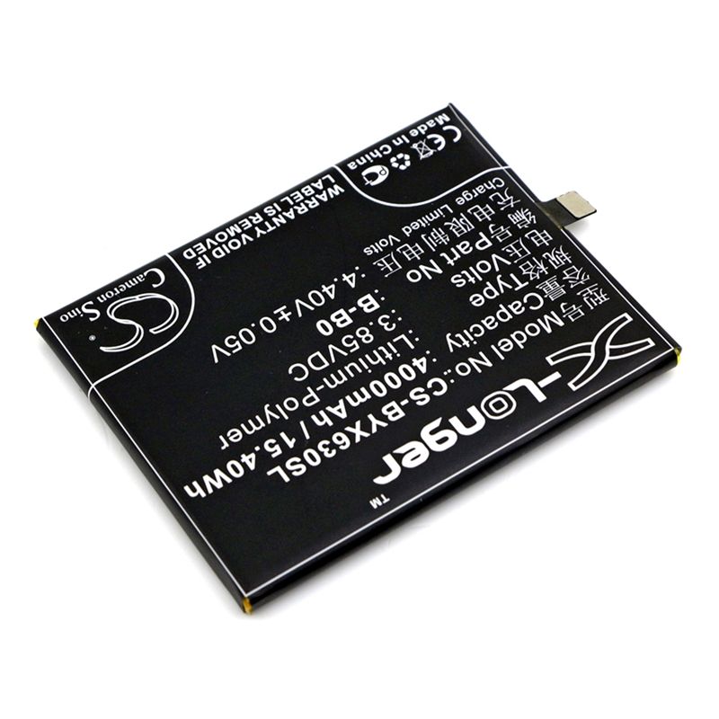 Li-Polymer Battery fits Bbk, vivo xplay 6, vivo xplay 6 dual sim, vivo 3.85V, 4000mAh Mobile & SmartPhone Cameron Sino Technology Limited