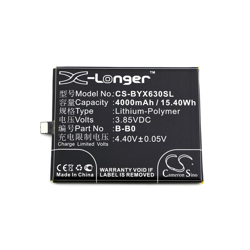 Li-Polymer Battery fits Bbk, vivo xplay 6, vivo xplay 6 dual sim, vivo 3.85V, 4000mAh Mobile & SmartPhone Cameron Sino Technology Limited (Suspended)