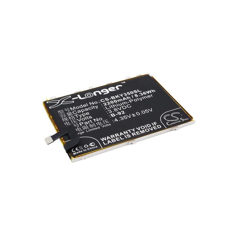 Li-Polymer Battery fits Bbk, vivo y35l, vivo y35l td-lte dual sim 3.8V, 2200mAh Communications Cameron Sino Technology Limited (Suspended)