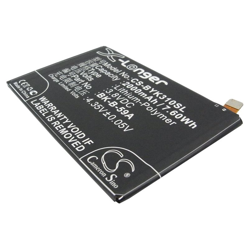 Li-Polymer Battery fits Bbk, xplay x3s, xplay x3sw, xplay x3t 3.8V, 2000mAh Mobile & SmartPhone Cameron Sino Technology Limited