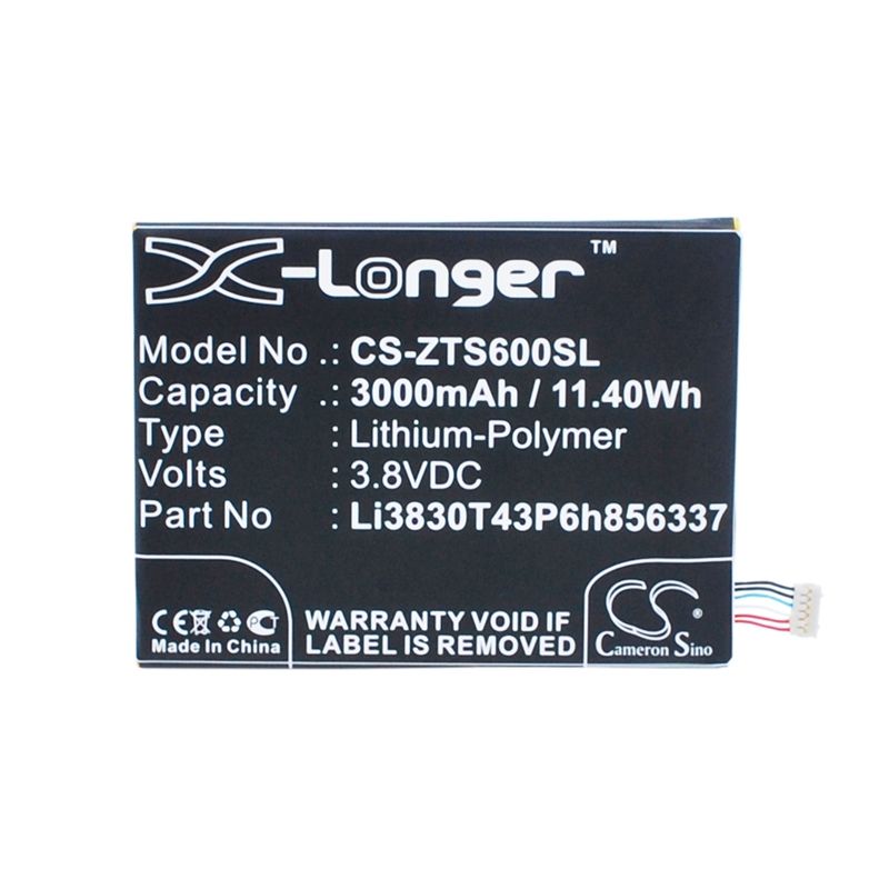 Li-Polymer Battery fits Blackberry, aurora, aurora 5.5, aurora dual sim td-lte 3.8V, 3000mAh Mobile & SmartPhone Cameron Sino Technology Limited