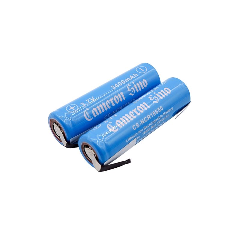 18650 Li-ion Battery Includes 2pcs Pack With Solder Tabs 3.7v, 3400mah 18650 Cameron Sino Technology Limited