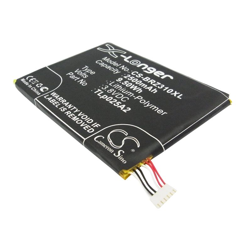 Li-Polymer Battery fits Blackberry, stj100-1, z3 3.8V, 2500mAh Mobile & SmartPhone Cameron Sino Technology Limited