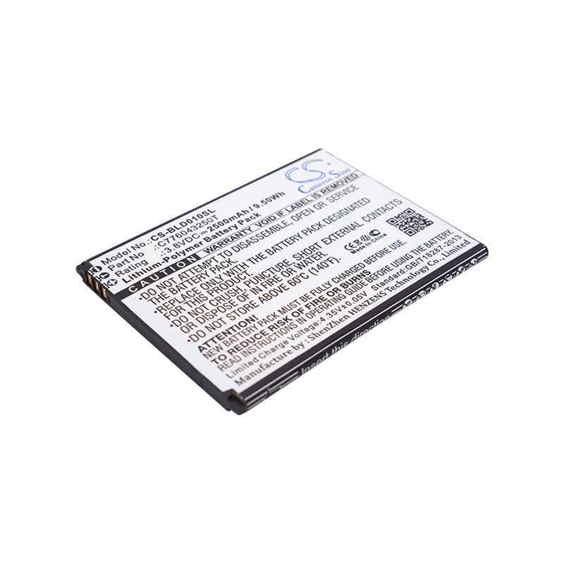 Li-polymer Battery Fits Blu, D0010uu, Dash X Lte D0010u 3.8v, 2500mah Mobile & SmartPhone Cameron Sino Technology Limited