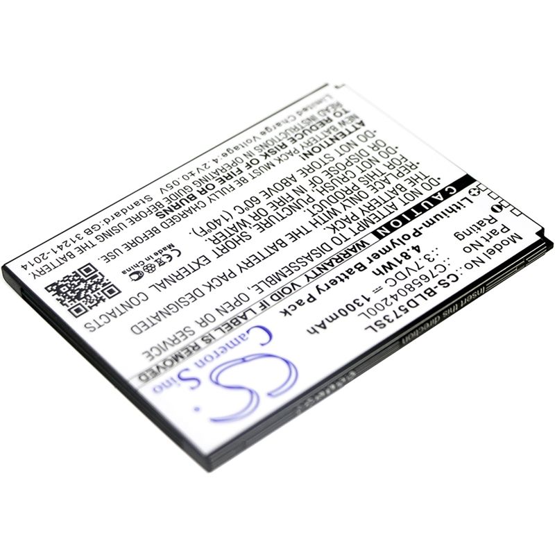 Li-Polymer Battery fits Blu, d572, studio 5.0s ii 3.7V, 1300mAh Communications Cameron Sino Technology Limited (Suspended)