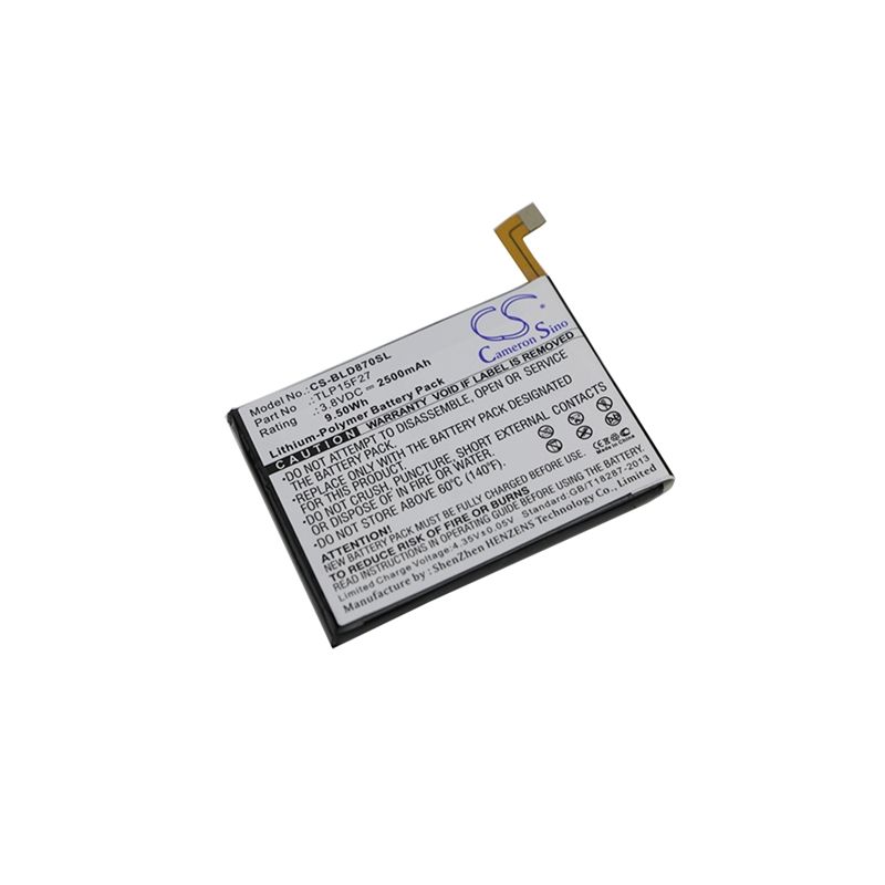 Li-polymer Battery Fits Blu, D870u, Studio C Super Camera 3.8v, 2500mah Mobile & SmartPhone Cameron Sino Technology Limited
