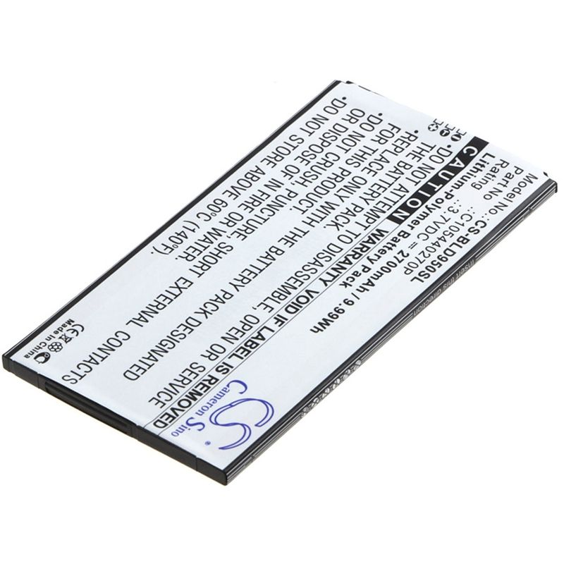 Li-polymer Battery Fits Blu, D950, D950l, D950u 3.7v, 2700mah Mobile & SmartPhone Cameron Sino Technology Limited