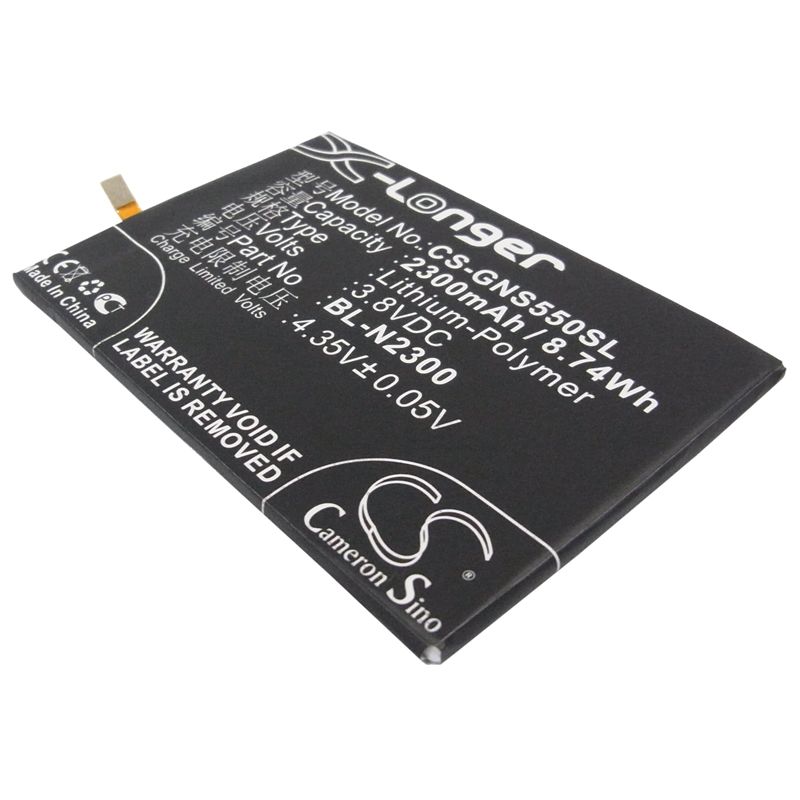 Li-Polymer Battery fits Blu, d970l, vivo 4 iv, gionee 3.8V, 2300mAh Mobile & SmartPhone Cameron Sino Technology Limited