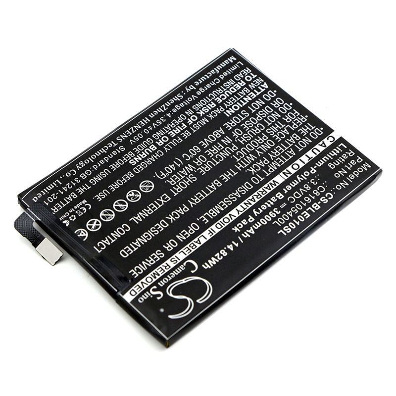 Li-Polymer Battery fits Blu, e010q, energy x 3.8V, 3900mAh Mobile & SmartPhone Cameron Sino Technology Limited