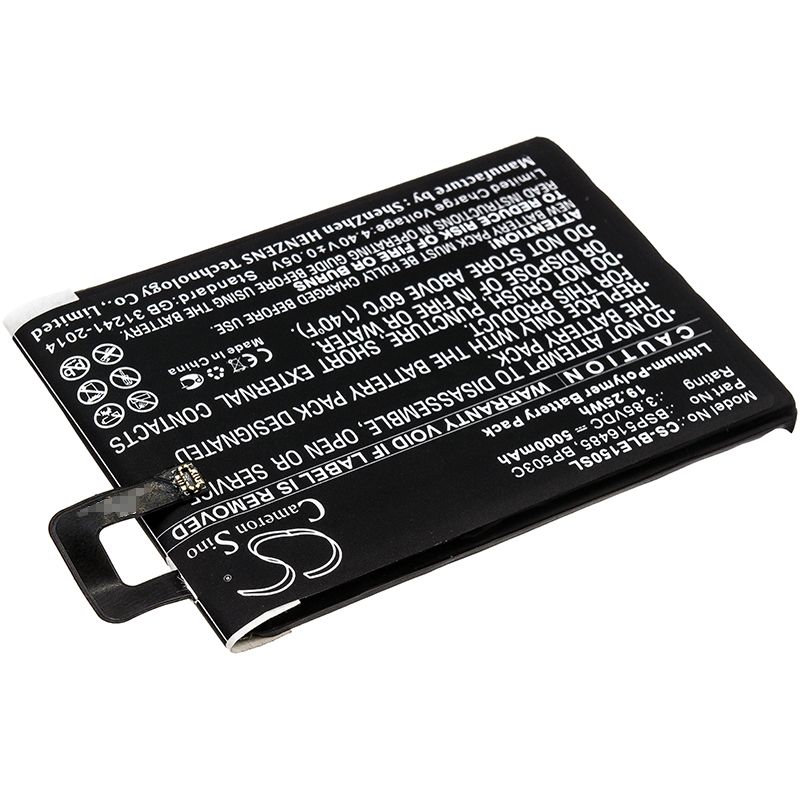Li-Polymer Battery fits Blu, e150, e150q, energy x plus 2 3.85V, 5000mAh Mobile & SmartPhone Cameron Sino Technology Limited