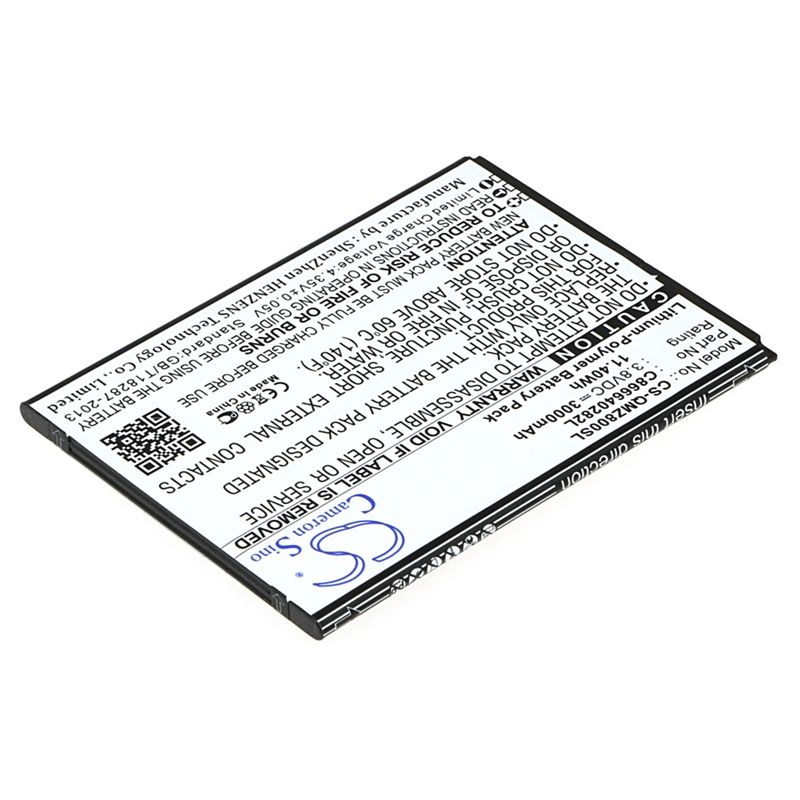 Li-polymer Battery Fits Blu, L050, Life Onexl, Life Xl 3.8v, 3000mah Mobile & SmartPhone Cameron Sino Technology Limited
