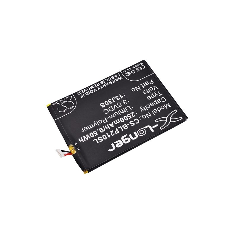 Li-Polymer Battery fits Blu, l210a, l210i, life pro 3.8V, 2500mAh Mobile & SmartPhone Cameron Sino Technology Limited